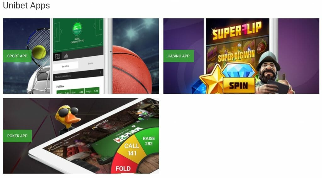 Unibet Online Casino App